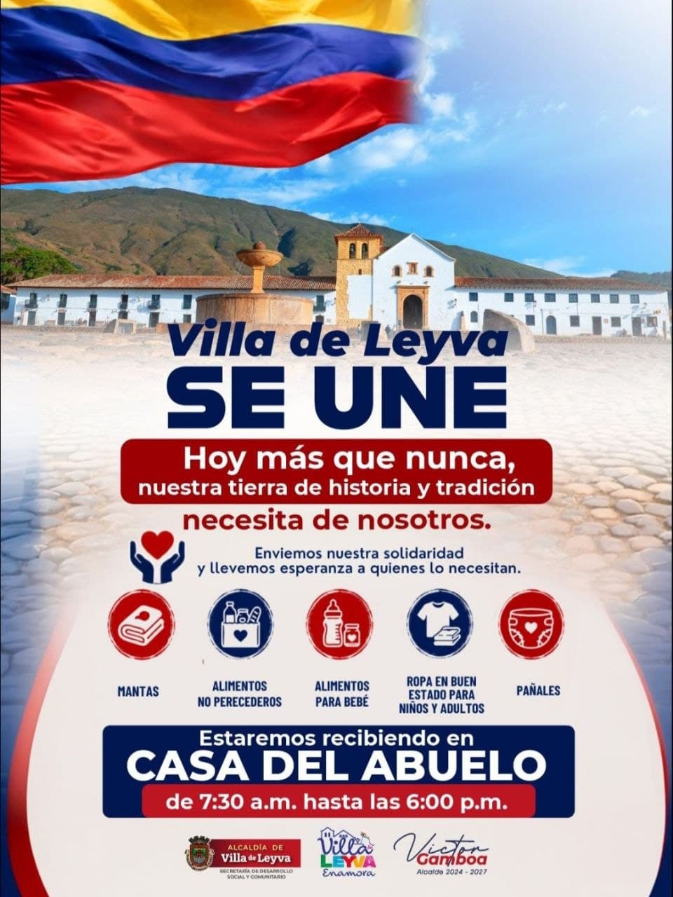 Villa de Leyva se Une: Campaña de Solidaridad Comunitaria