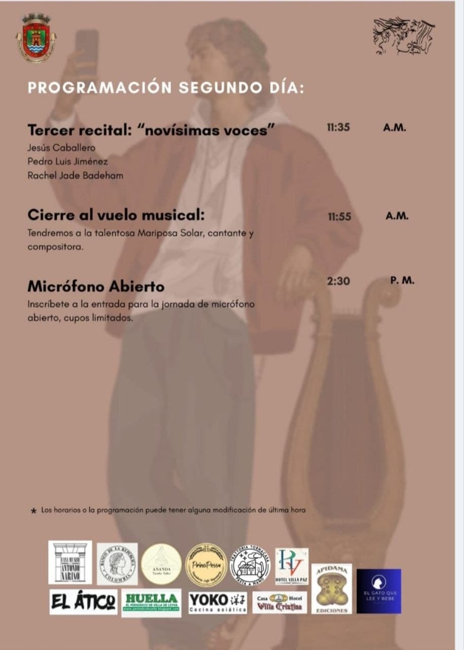 XII Fiesta de la Poesía en Villa de Leyva: la palabra que canta — foto 4
