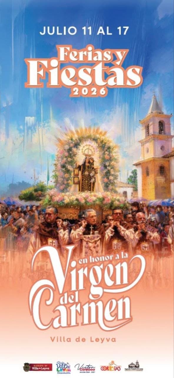 Ya está publicado la programación de las Ferias y Fiestas Virgen del Carmen 2026: ¡Encuéntrala en www.villadeleyva.com.co!