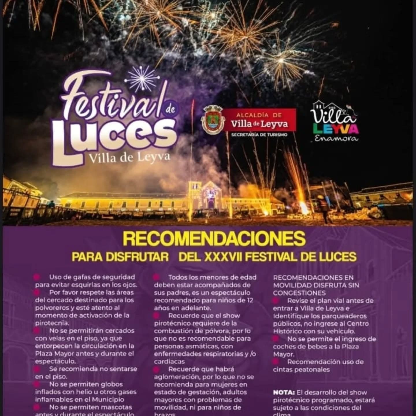 #festivaldelucesvilladeleyva #2025VilladeLeyva